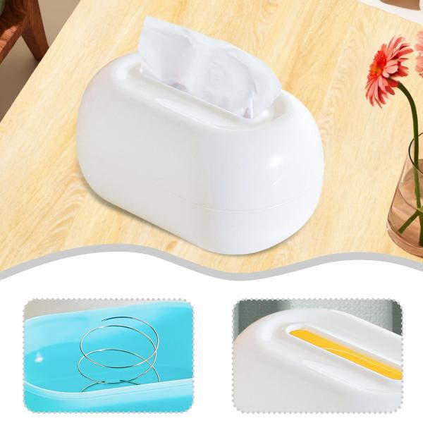 ティッシュケース ティッシュホルダー ペーパーボックス リビング オフィス用 ホワイト