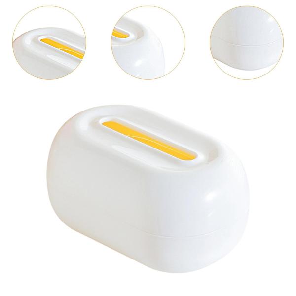 ティッシュケース ティッシュホルダー ペーパーボックス リビング オフィス用 ホワイト