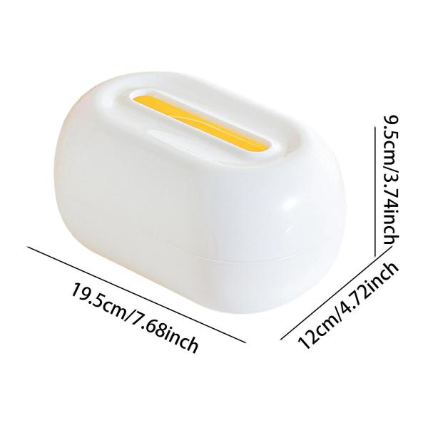 ティッシュケース ティッシュホルダー ペーパーボックス リビング オフィス用 ホワイト