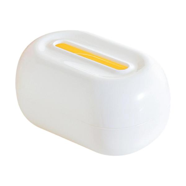 ティッシュケース ティッシュホルダー ペーパーボックス リビング オフィス用 ホワイト