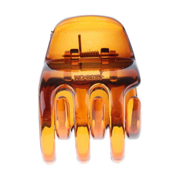 女性の髪の爪のグリップの女性の髪のジョーの折り畳み髪のクリップアクセサリー茶色