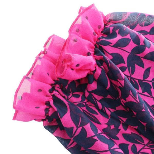 女性長袖シフォンボレロ肩をすくめるバラ赤い花