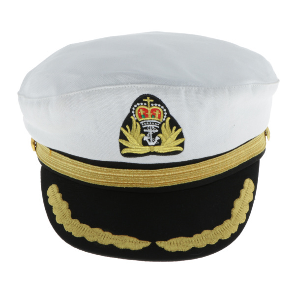 販売限定船長帽　キャプテンマリンハット　57cm (富士帽子店) 帽子