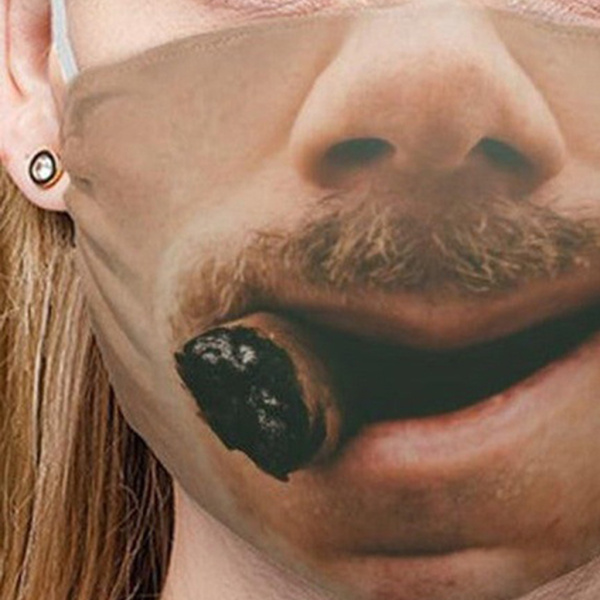 保護マスクおかしい顔の口コスプレパーティーハーフマスク屋外アクセサリーE