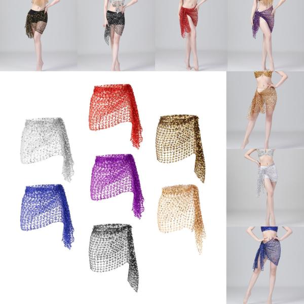 女性のためのベリーダンスヒップスカーフウエストスカーフヒップスカーフフェスティバル服紫