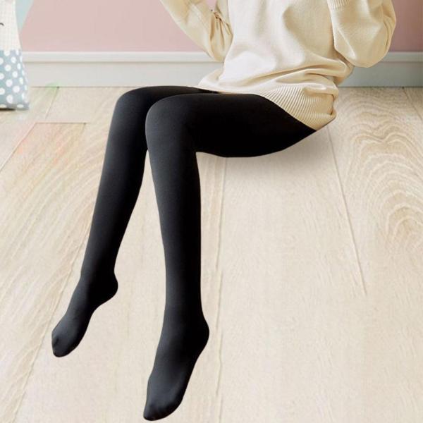 女性パンストレギンスストレッチタイツワンサイズ足黒