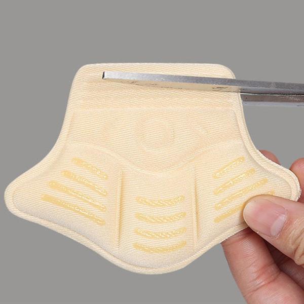 2xシューズヒールプロテクター男性用接着剤ライン女性用ドットグルーベージュシン