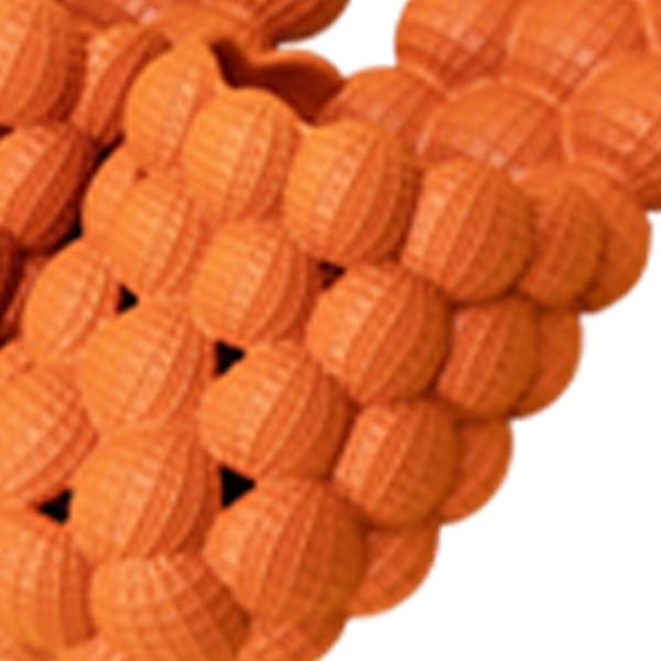 ファッションサマースリッパスライドサンダルユニセックスEVAforIndoor Beach Home Orange 39 to 40