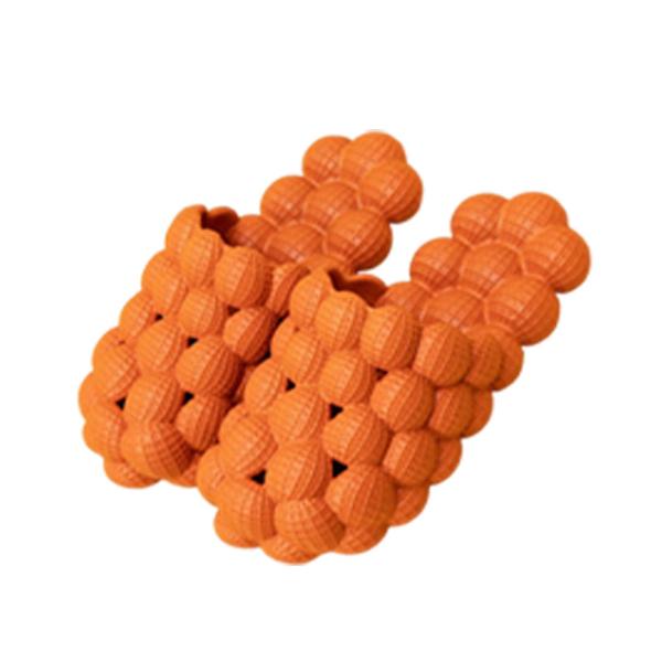 ファッションサマースリッパスライドサンダルユニセックスEVAforIndoor Beach Home Orange 39 to 40