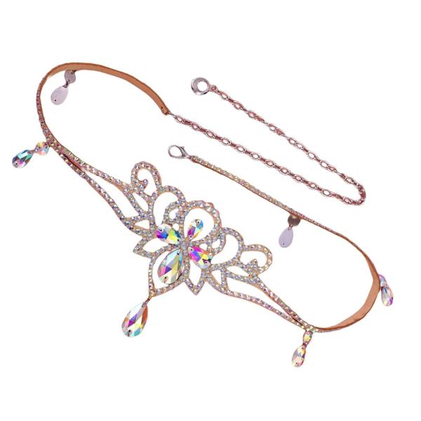 レディ・レディース・ウエスト・チェーン・ベリー・ダンス・ベルト・インディアン・ダンス・コスチューム , 68cm