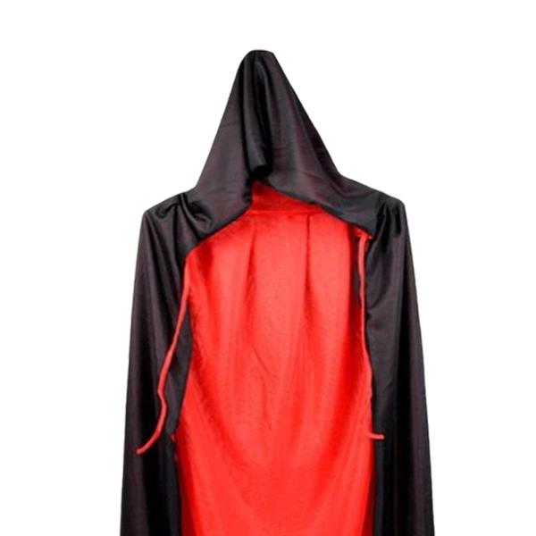 ロング ハロウィン マント コスチューム デスケープ 魔女 マント 大人用 コスプレ 男女兼用 両面フード付き