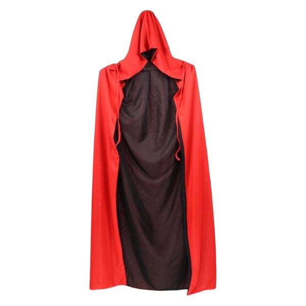 ロング ハロウィン マント コスチューム デスケープ 魔女 マント 大人用 コスプレ 男女兼用 両面フード付き