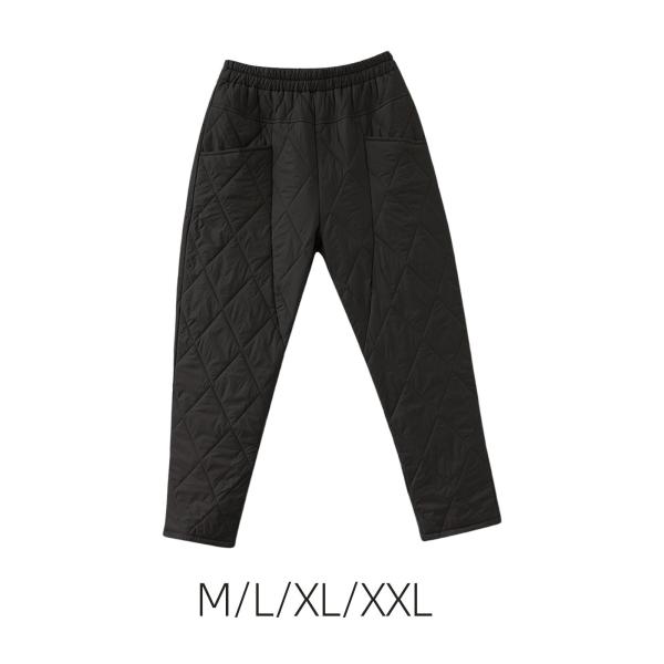 冬暖かいダウン パンツ コンプレッション スノー パンツ  ハイウエスト M