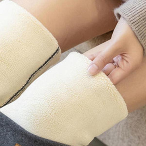 女性の冬のレギンス暖かいソフトスキニー厚いストレッチサーマルソリッドS