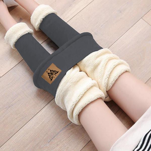 女性の冬のレギンス暖かいソフトスキニー厚いストレッチサーマルソリッドS