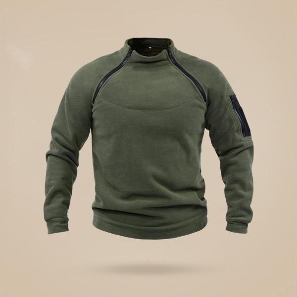  ジャケット ジッパー プルオーバー スウェットシャツ 服 防寒 ファッション 釣り用 グリーン S