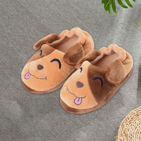 アニマルキッドハウススリッパスリッポンシューズカジュアル滑り止め冬暖かい靴19.5cm