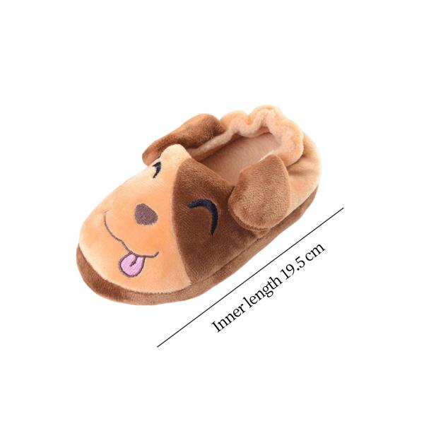 アニマルキッドハウススリッパスリッポンシューズカジュアル滑り止め冬暖かい靴19.5cm