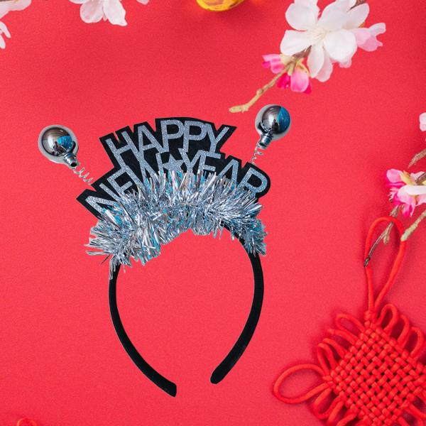 2023 Happy New Year カチューシャ ユニセックス ヘアフープ 誕生日 ホリデー 子供 