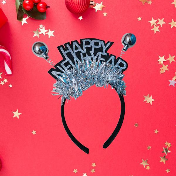 2023 Happy New Year カチューシャ ユニセックス ヘアフープ 誕生日 ホリデー 子供 