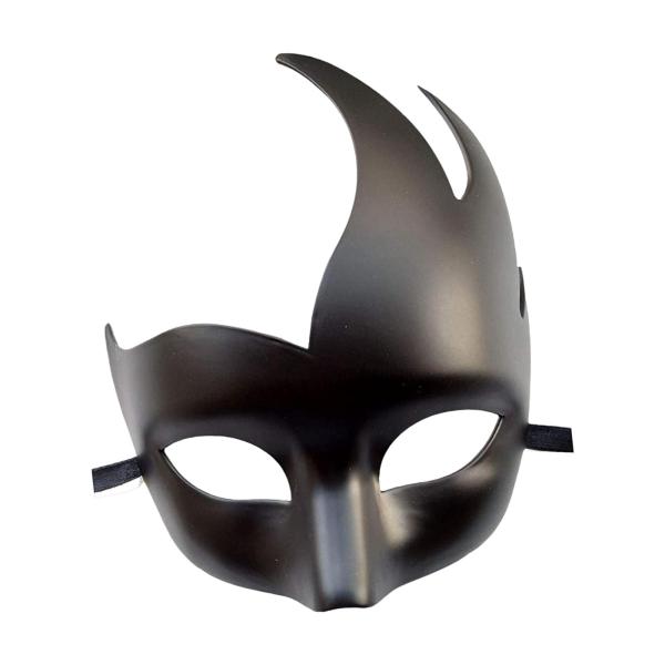 ハーフフェイスマスク コスプレ 大人用 ハロウィン 炎曲げマスク 仮装風 B