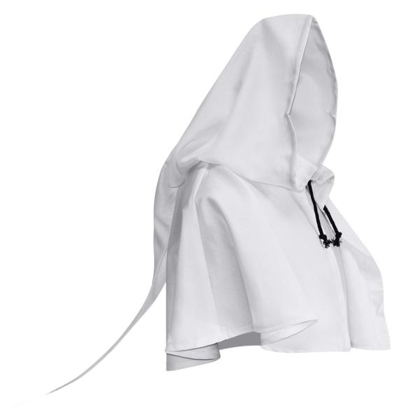 ハロウィン マント カウル コスプレ 魔女 マント 中世 男女兼用 大人 女性 男性 ホワイト