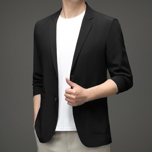 スーツ ジャケット メンズ メンズ スポーツ コートとブレザー スーツ パーティー オフィス フェスティバル ブラック XL