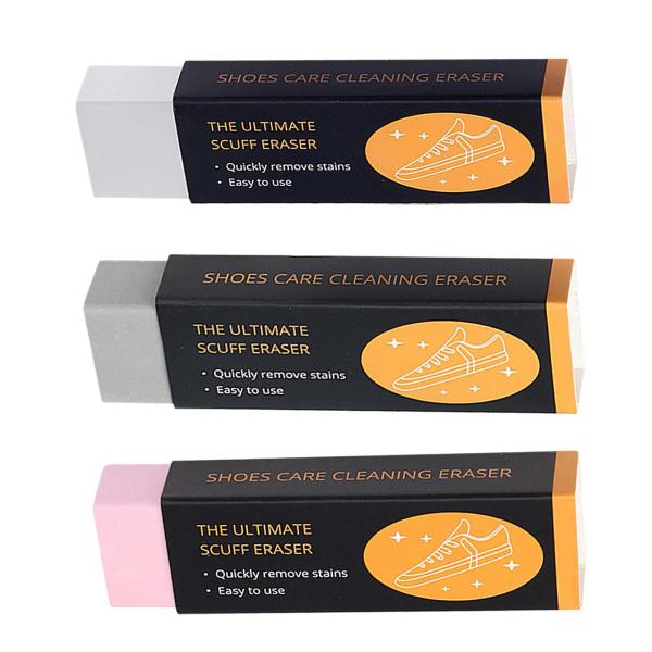シューズクリーナー シューケア クリーニング消しゴム キャンバスシューズ スエードレザーシューズ用 クリア