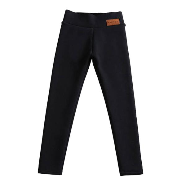 サーマルパンツ ホーム ストレッチ スポーツ フィットネス レディース ガール 女性 冬 レギンス ブラック 4XL