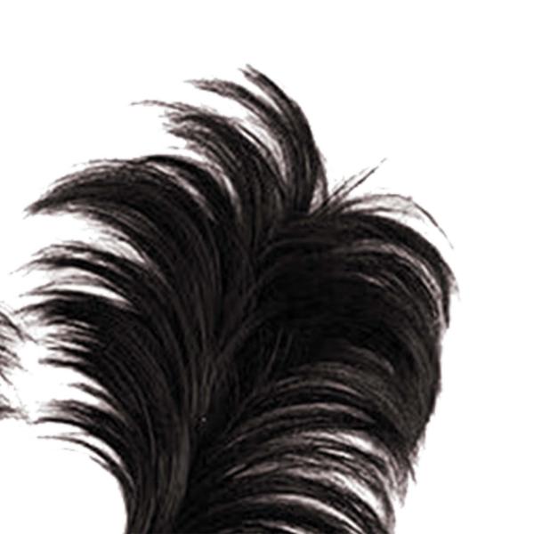 女性メッシーバンヘアピースヘッドドレスすべての髪タイプロングヘアカーリーヘアスタイルB