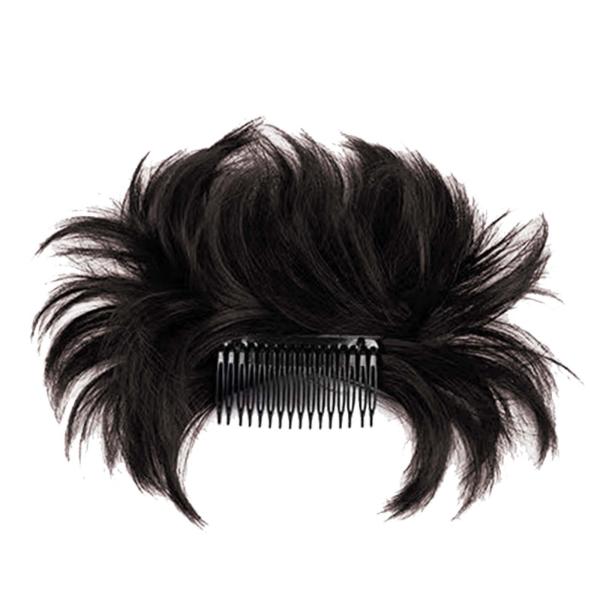 女性メッシーバンヘアピースヘッドドレスすべての髪タイプロングヘアカーリーヘアスタイルB