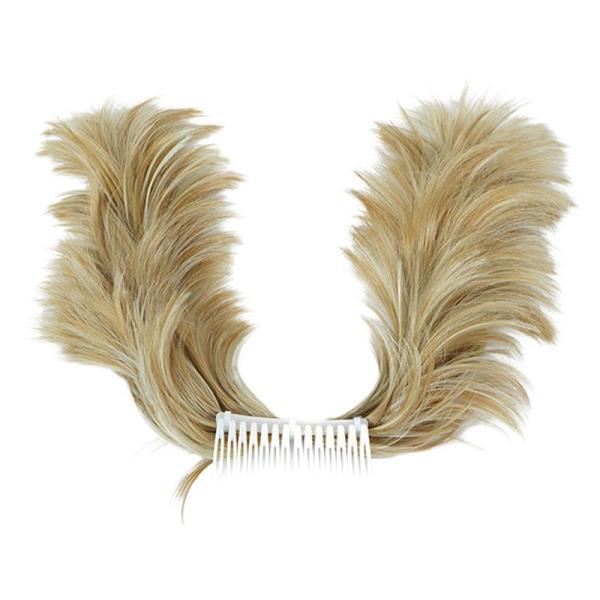 女性メッシーバン ヘアピース ヘッドドレス すべての髪タイプ ロングヘア カーリーヘアスタイル L