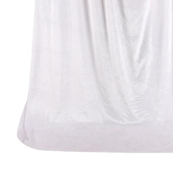 キッズ ハロウィン コスプレ ロング フード付き マント ケープ アクセサリー 小道具写真撮影用 130cm ホワイト