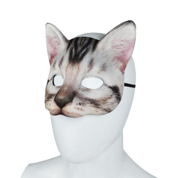 猫マスク  小道具 軽量 クリエイティブ ファンシードレス ロールプレイ 猫ヘッドマスク アニマルマスク クラブショーパーテ