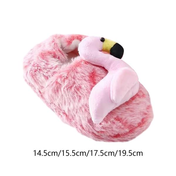 フラミンゴスリッパアンチスリップ子供スライドシューズホームリビングルームギフト用サイズ5または6