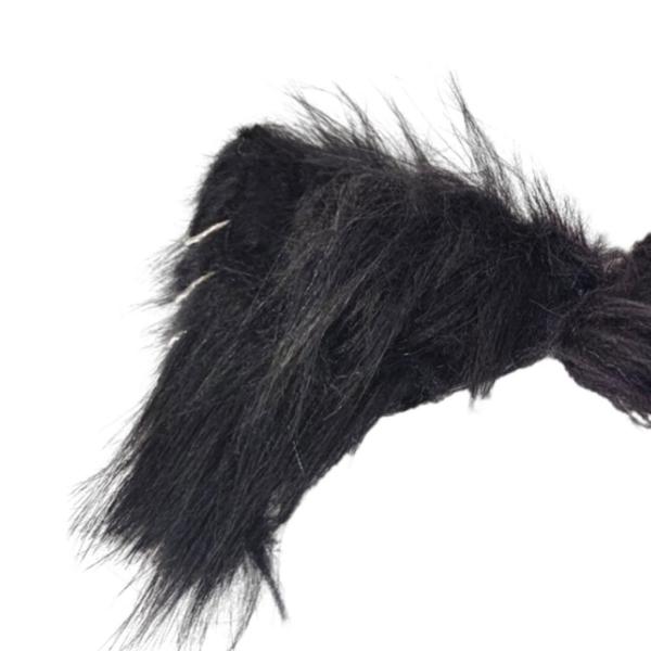 豪華な猫耳ヘアクリップ動物の耳ヘアバレッタハロウィン装飾女性の役割ファンシードレスパーティー衣装ヘアピン