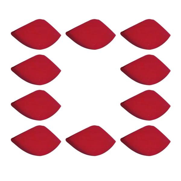 10 個ボディペイントスポンジバルクフェイスペイントスポンジ落書き用品レッドブロック用