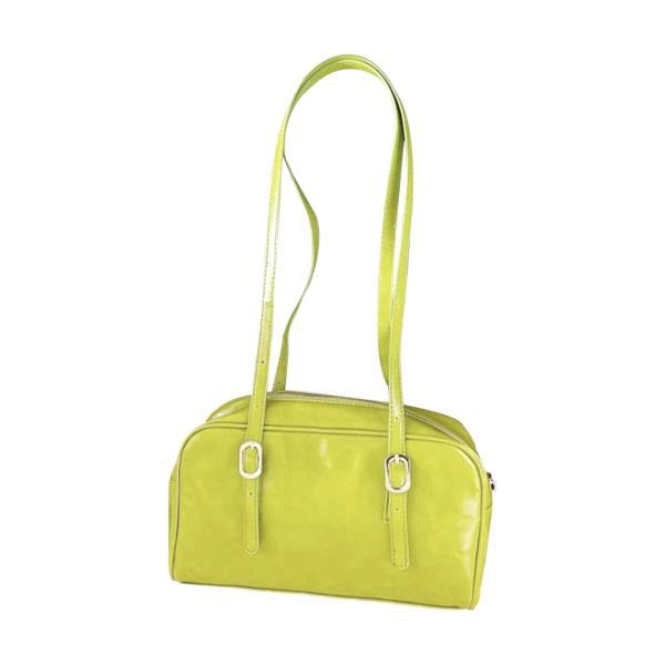 女性 PU レザーショルダーバッグトートバッグハンドバッグアウトドアレディースショルダー財布イエロー