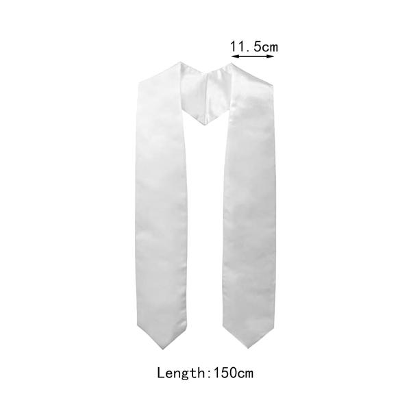 5 個卒業ストール卒業ストールサッシュ学術卒業無地スカーフ合唱団大学高校ショールクラシック
