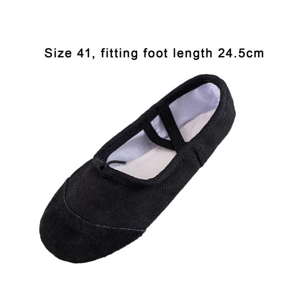 バレエシューズ ゴムバンド付き フィットネス バレエ フラット ヨガシューズ レディース メンズ 41 サイズ 24.5cm