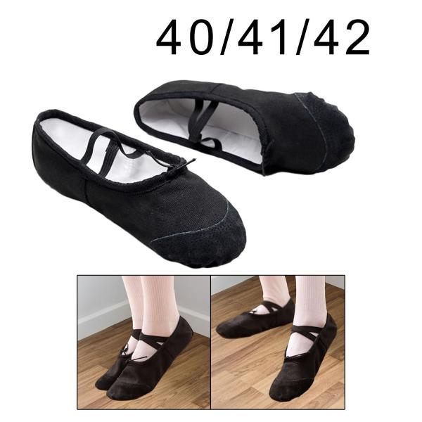 バレエシューズ ゴムバンド付き フィットネス バレエ フラット ヨガシューズ レディース メンズ 41 サイズ 24.5cm