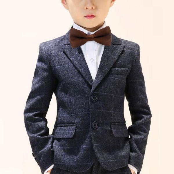 キッズ 蝶ネクタイ 男の子 男の子 タキシード 蝶ネクタイ お祝い 記念日 誕生日 ライトブラウン