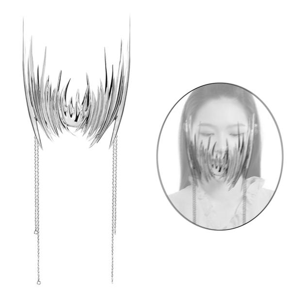 マスカレードマスク ロールプレイカバー コスプレ フェイスシールド 不規則なフェイスマスク スチームパンクマスク