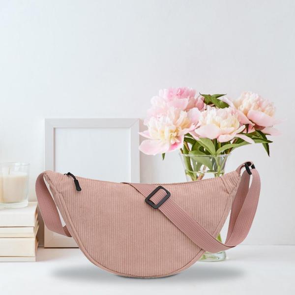 ピンク ショルダーバッグ 女性用クロスボディ財布ショルダーハンドバッグ