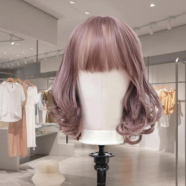 キャンバスマネキンヘッドかつらホルダー美容アクセサリー表示キャップ帽子 22 インチ