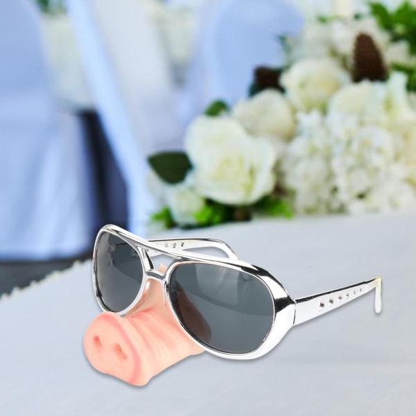 豚の大きな鼻のメガネ パーティー用サングラス パーティーの記念品に使える面白い装飾メガネ