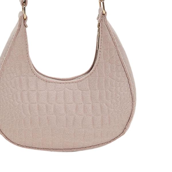 女性用アンダーアームバッグ カジュアル ジッパー付き サッチェル 女性用 ソフト ハンドバッグ ショルダーバッグ カーキ