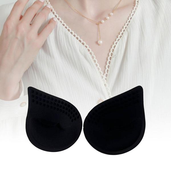 女性用ブラパッドインサート 通気性のあるソフトスポンジ 水着 ビキニ 普段着 XL