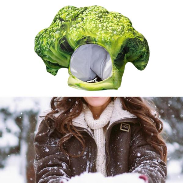 野菜帽子ブロッコリーかわいいお祭りコスチュームキャップクリエイティブギフトフルヘッドギアキャップ