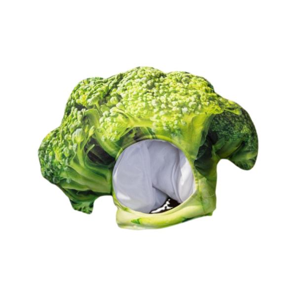 野菜帽子ブロッコリーかわいいお祭りコスチュームキャップクリエイティブギフトフルヘッドギアキャップ